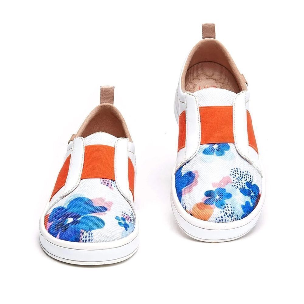 UIN Women's Casual Travel Skate Shoes (Forget Me Nots - Cordoba) New no box - Picture 4 of 9